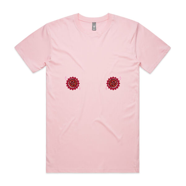 Red Pasties Tee - Pink Thumbnail