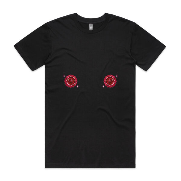 Red Pasties Tee - Black Thumbnail
