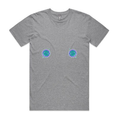 Peacock Pasties Tee - Grey Thumbnail