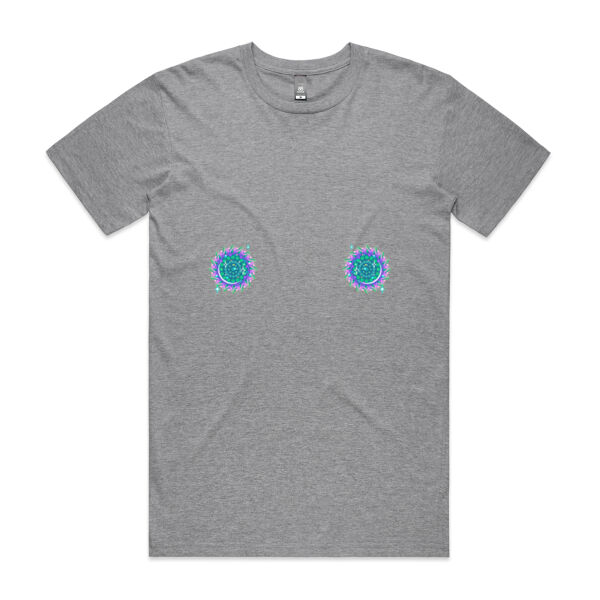 Peacock Pasties Tee - Grey Thumbnail